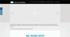 Desktop Screenshot of liberatemedia.com