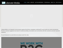 Tablet Screenshot of liberatemedia.com